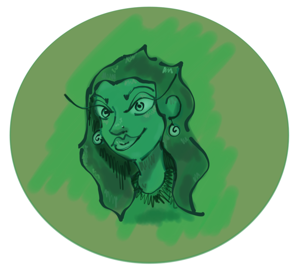 Portrait illustration of Lara Renaud